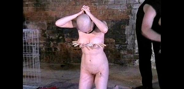  Kumimonsters asian bondage in feather and tar humiliation of bald japanese bdsm